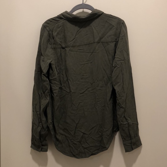 Mudd Button Down Shirt, Castor Gray, Sz M - Picture 9 of 9